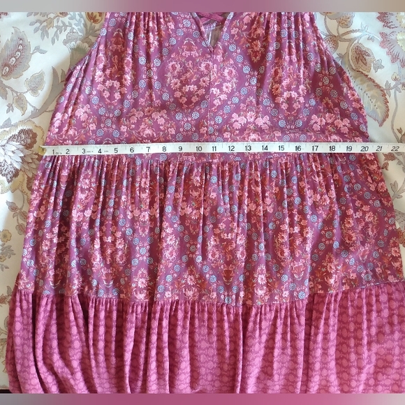 🆓Rewind Sleeveless Tunic Top or Mini Dress in Pretty Pink - Picture 6 of 7